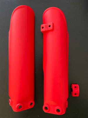 Fork guards SX65, TC65, MC65 2020-2023 red